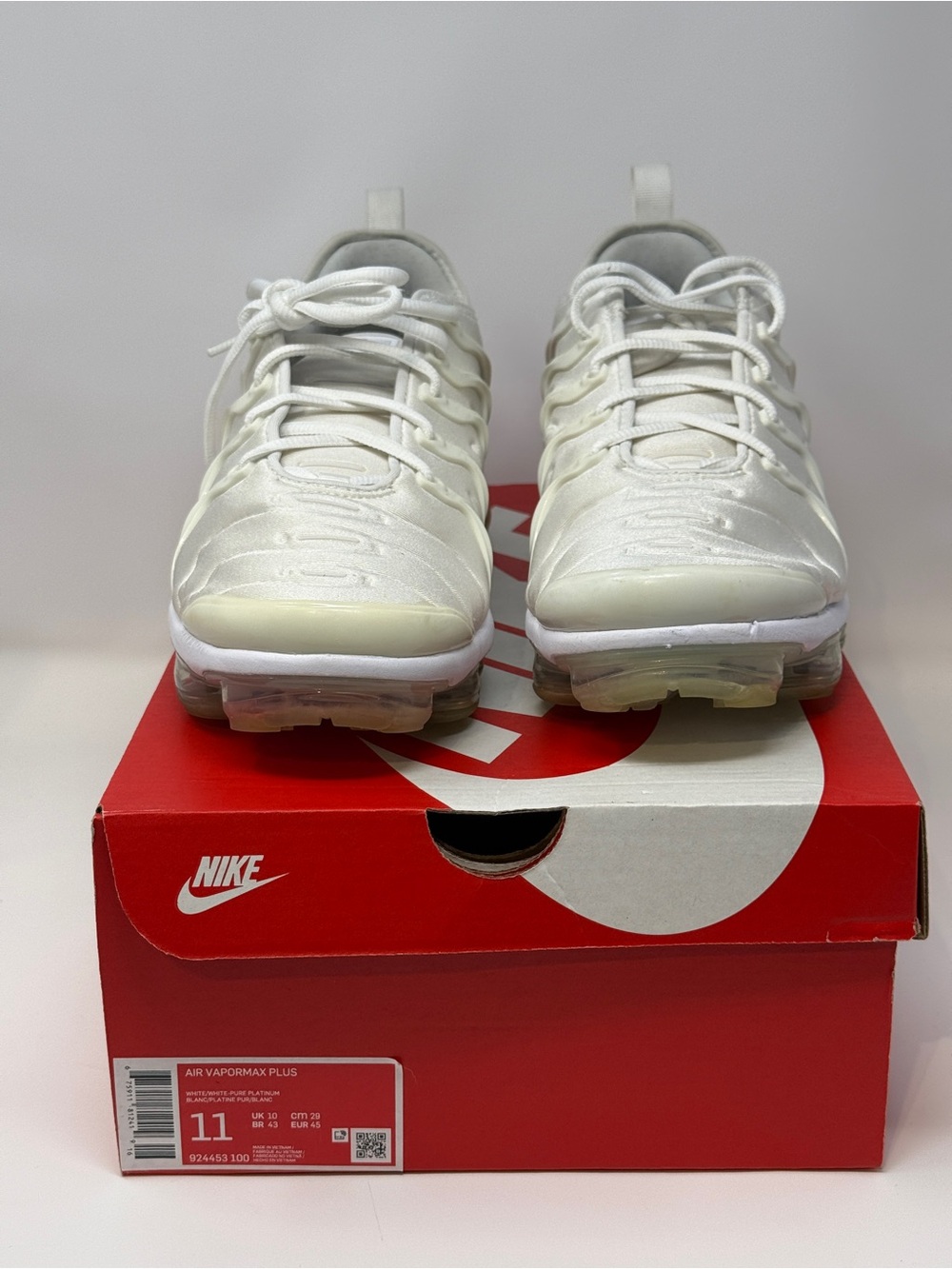 Size 11- Nike Air VaporMax Plus White